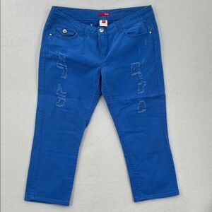 3For$20 BONGO Royal Blue Cropped Jeans size: 13